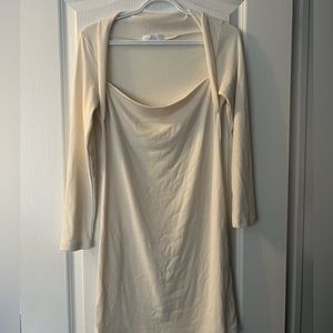 OAK & FORT CREAM BOLERO/SHRUG DRESS NEVER WORN